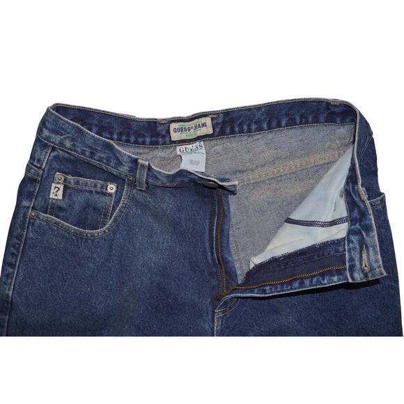 Vintage GUESS Jeans USA High Rise Tapered Denim – Made in USA – Size 31 Fits 28” - Picture 6 of 10